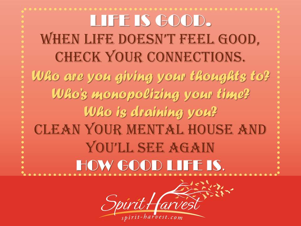 Life is GOOD @Spirit-Harvest.com